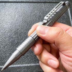 6" Aluminum Tactical Pen Glass Breaker Kubotan Self Defense