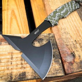 9" Camo Tomahawk Fixed Blade Throwing Axe
