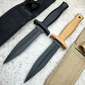 9" TACTICAL COMBAT BOOT KNIFE Survival Hunting MILITARY Fixed Blade