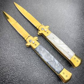Gold Auto Italian Stiletto