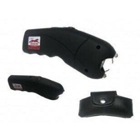Tactical 2.5MIL Stun Gun LED Flashlight Security Self Defense BLACK w/ Case