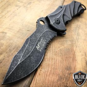 8.5" MTECH Stonewash Phantom Spring Assisted Pocket Knife