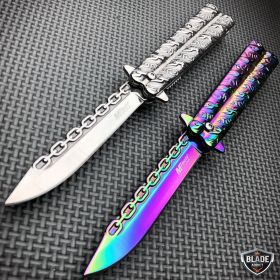 TAC-FORCE CHAIN Spring Assisted Open Folding Pocket Knife Combat