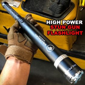 High Power Tactical POLICE Stun Gun LED Flashlight Shock Torch NEW