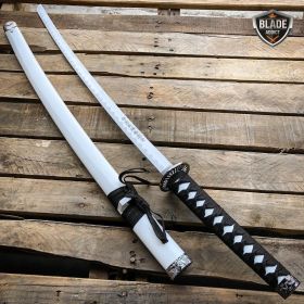 40" White Dragon SAMURAI NINJA Bushido QUALITY KATANA Japanese Sword