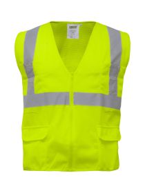 Zipper Mesh Safety Vest (size: L2XL)