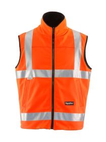 HiVis Reversible Softshell Vest (size: 2XLL2)