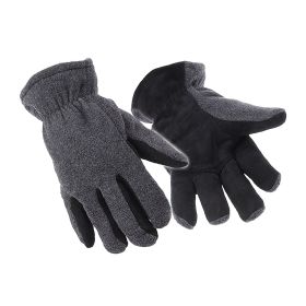 Fleece and Leather Glove (size: LAR)