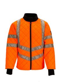 HiVis Diamond Quilted Jacket (size: 5XL)
