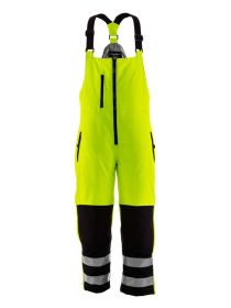 HiVis Insulated Softshell Bib Overalls (size: 2XLL2)