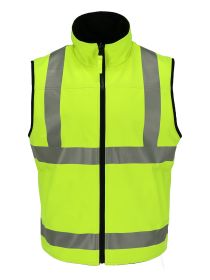 HiVis Reversible Softshell Vest (size: SMLL2)