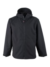 Lightweight Softshell Jacket with Hood (size: XLG)